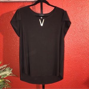 A U W. Large. Black.